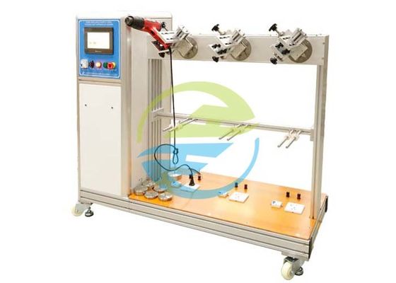 قیمت خوب 60 دور در دقیقه تجهیزات تست لوازم خانگی 3 ایستگاه دستگاه تست خمش برای سیم تامین آنلاین