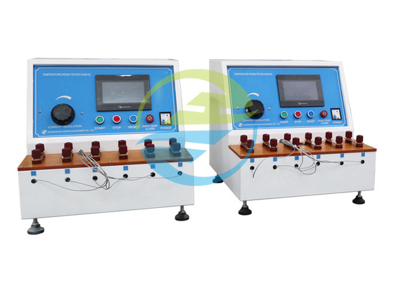 Good price PLC کنترل 0 - افزایش دما 125A تجهیزات تست IEC 60884 شش ایستگاه آنلاین